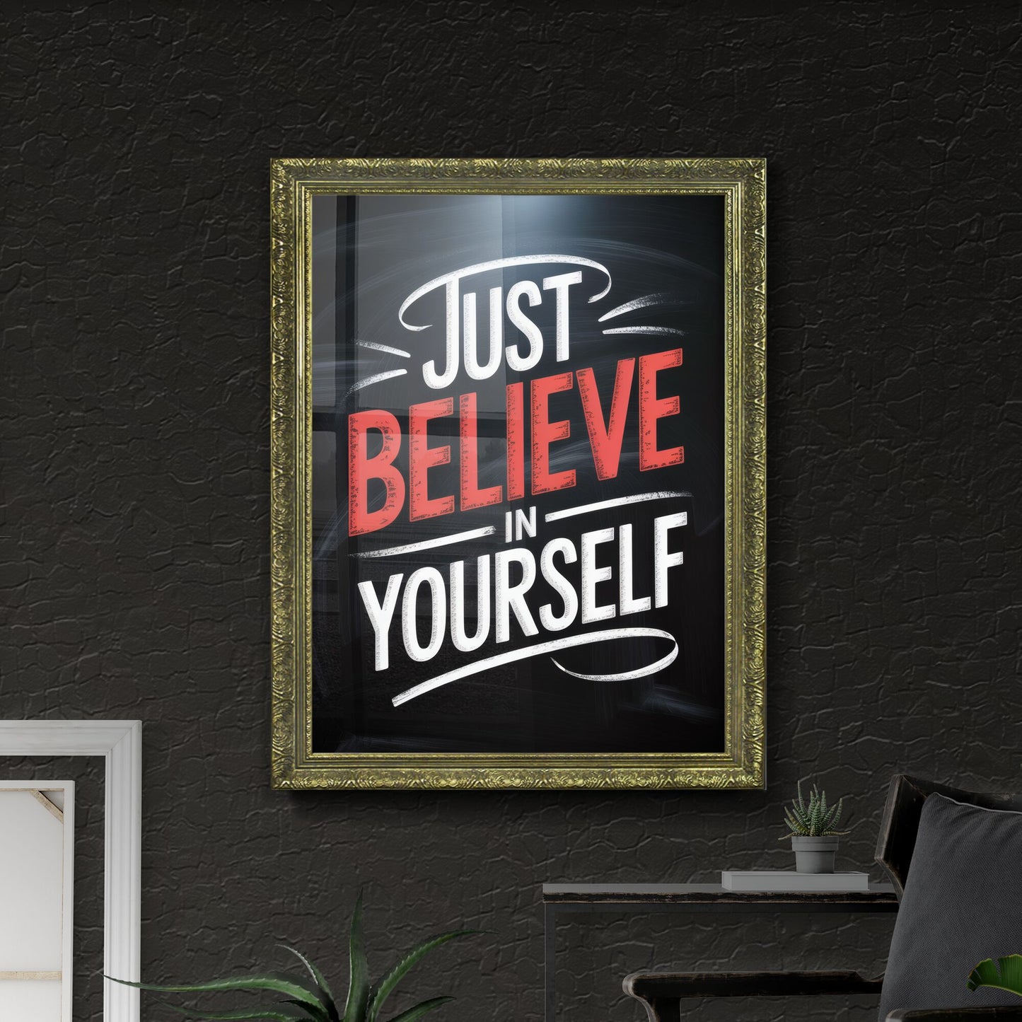 Motivational Quote: Just Believe in Yourself - Inspiring Self-Confidence and Positivity for Personal Growth.