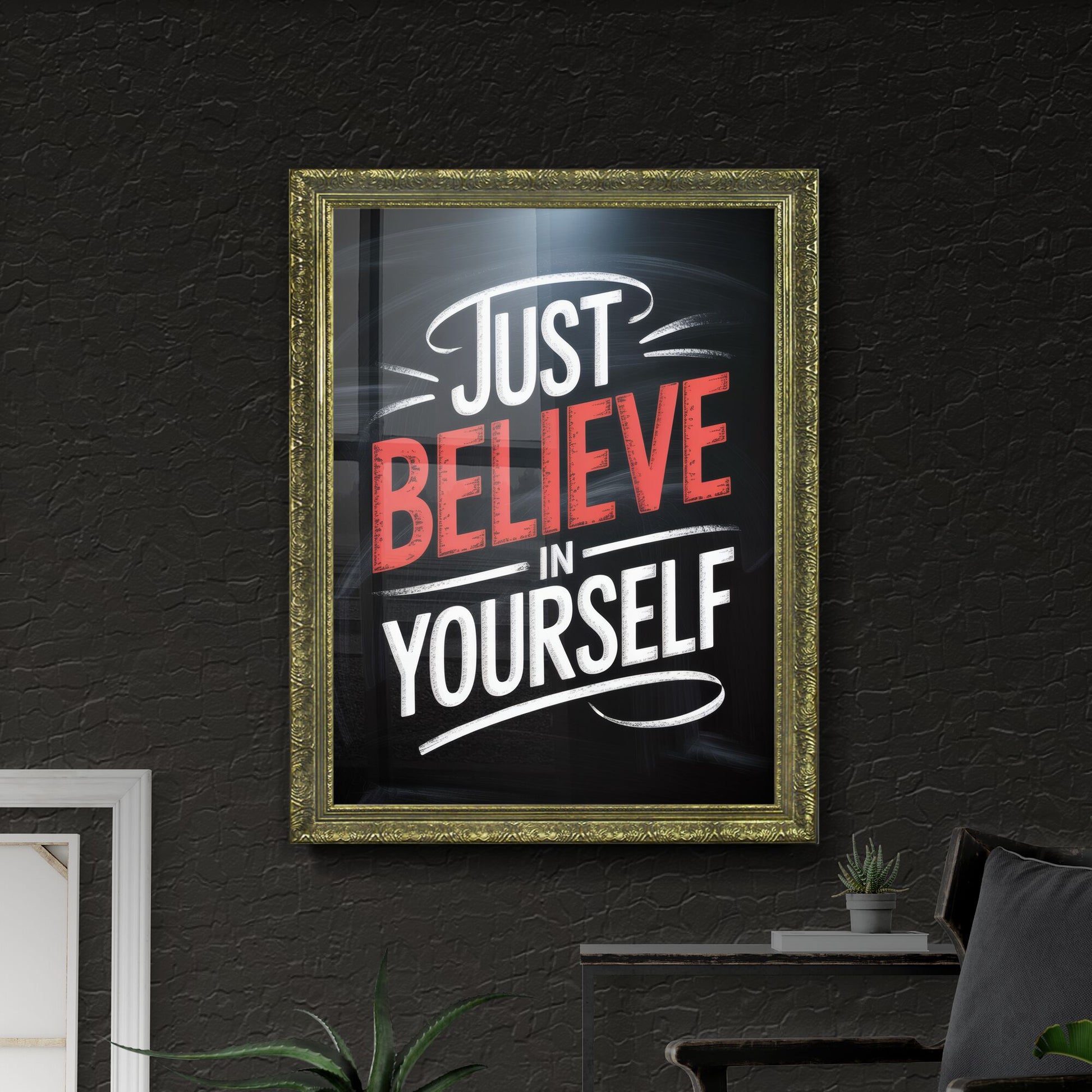Motivational Quote: Just Believe in Yourself - Inspiring Self-Confidence and Positivity for Personal Growth.