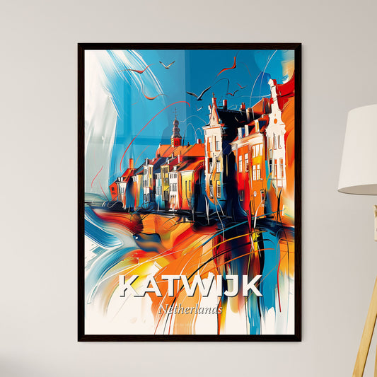 Vibrant Katwijk, Netherlands - A Painting Of A City