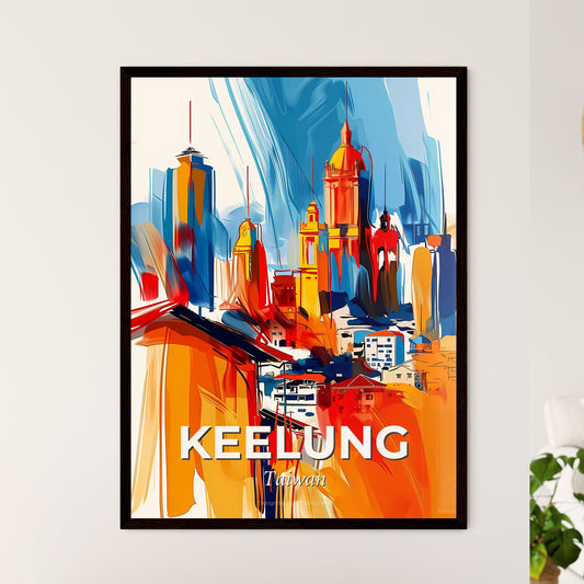 Vibrant Keelung, Taiwan - A Painting Of A City