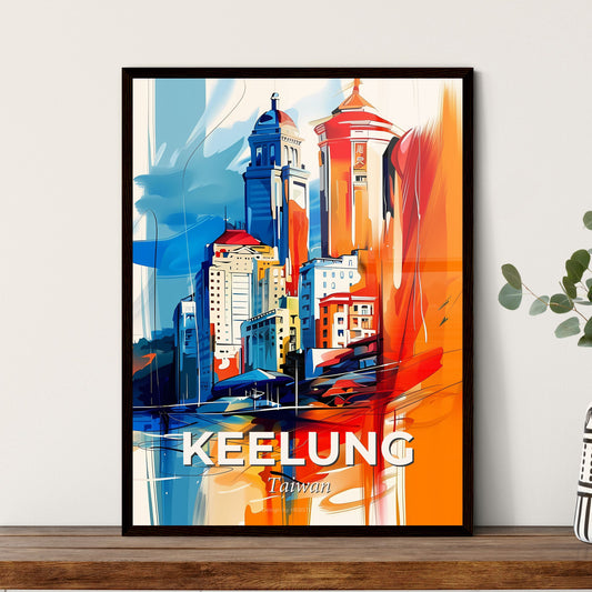 Vibrant Keelung, Taiwan - A Painting Of A City