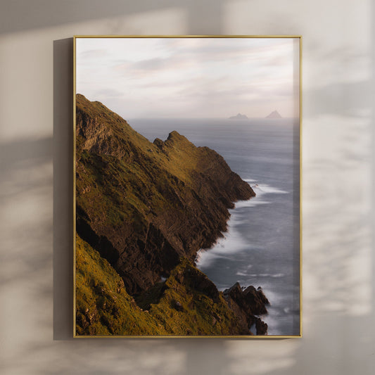 Kerry Cliffs Wall Art – Wild Atlantic Way Ireland Coastal Print