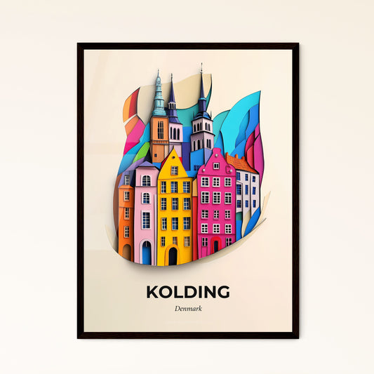 Vivid Kolding, Denmark - a colorful city with a rainbow colored building