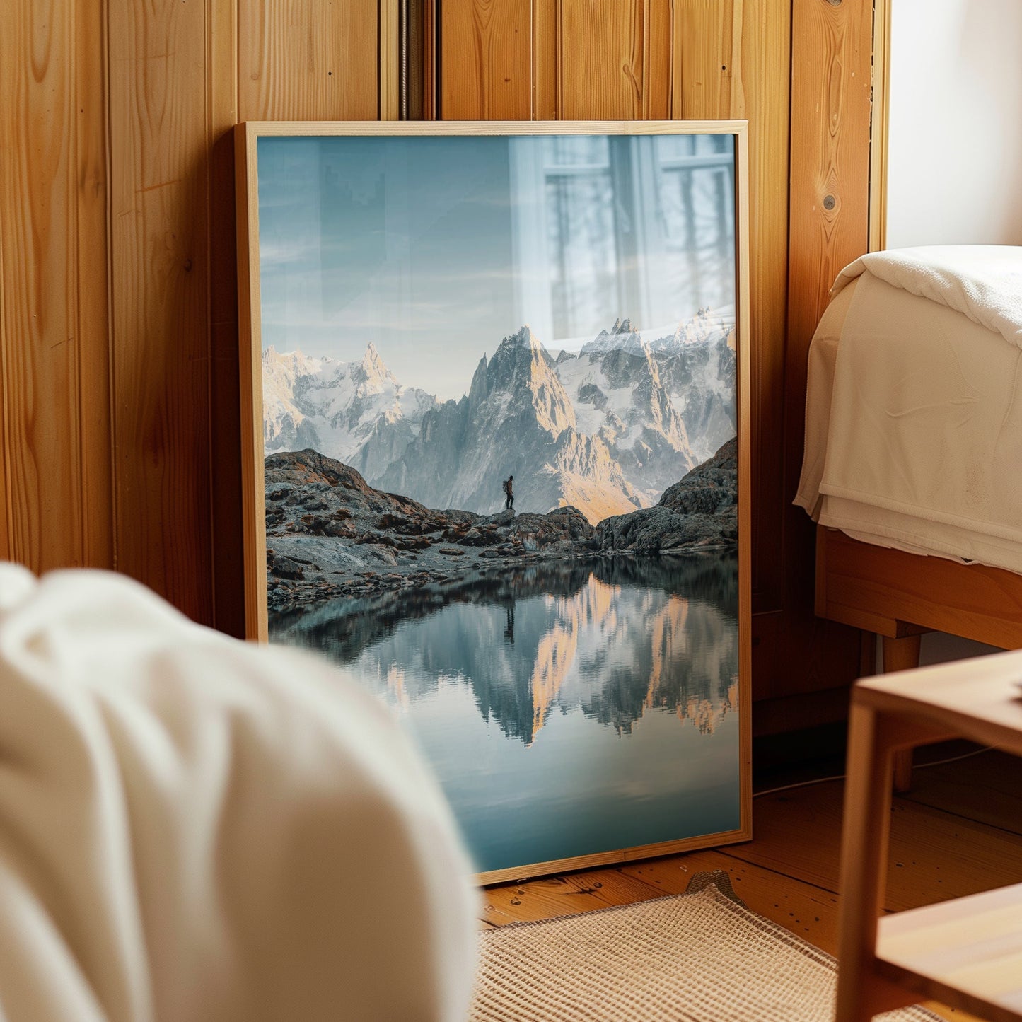 Lac Blanc Print – Aiguilles de Chamonix Reflection Photography