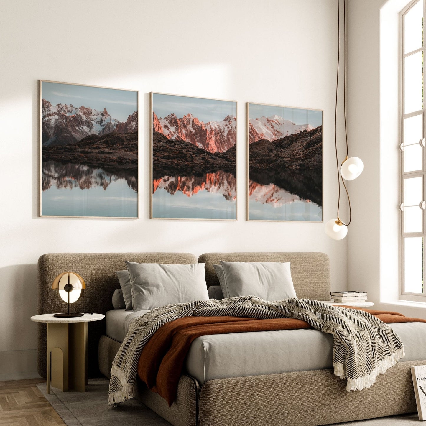 Lac Blanc – Triptych Mountain Print Set