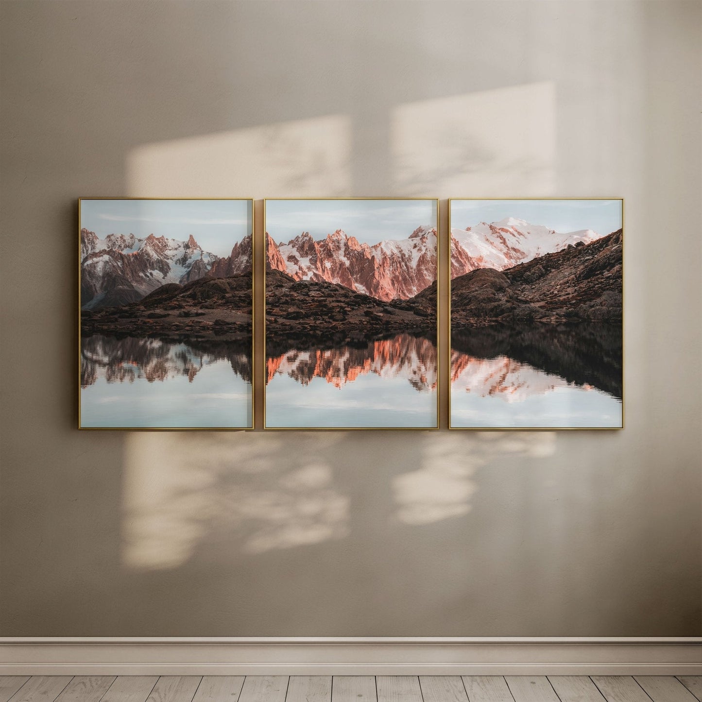 Lac Blanc – Triptych Mountain Print Set