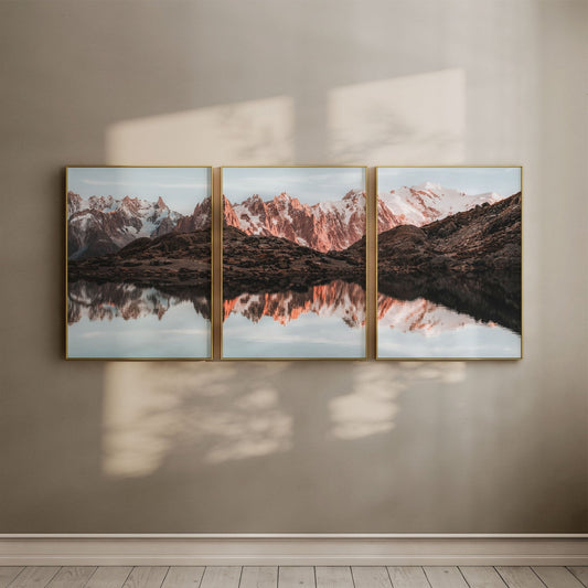 Lac Blanc – Triptych Mountain Print Set