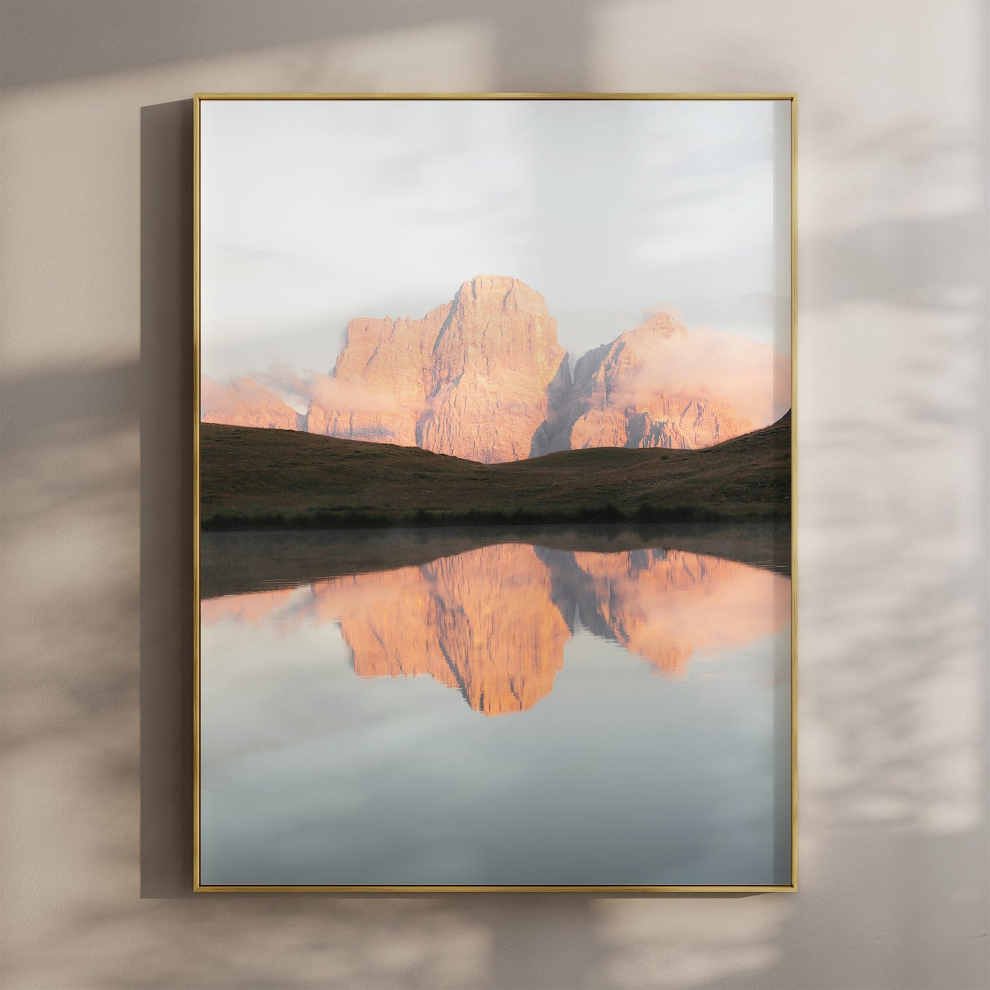 Lago delle Baste Print – Dolomites Mountain Wall Art