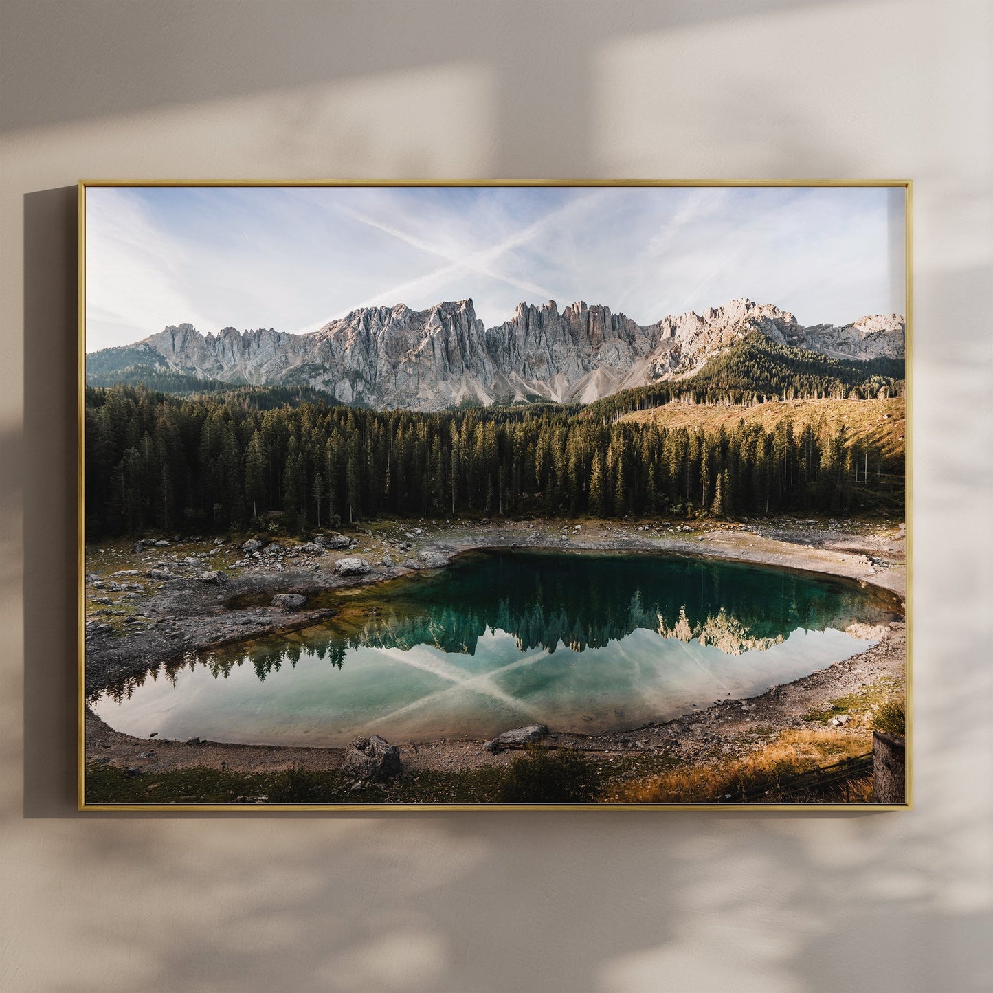 Lago di Carezza Wall Art Print – Dolomites Photography Poster