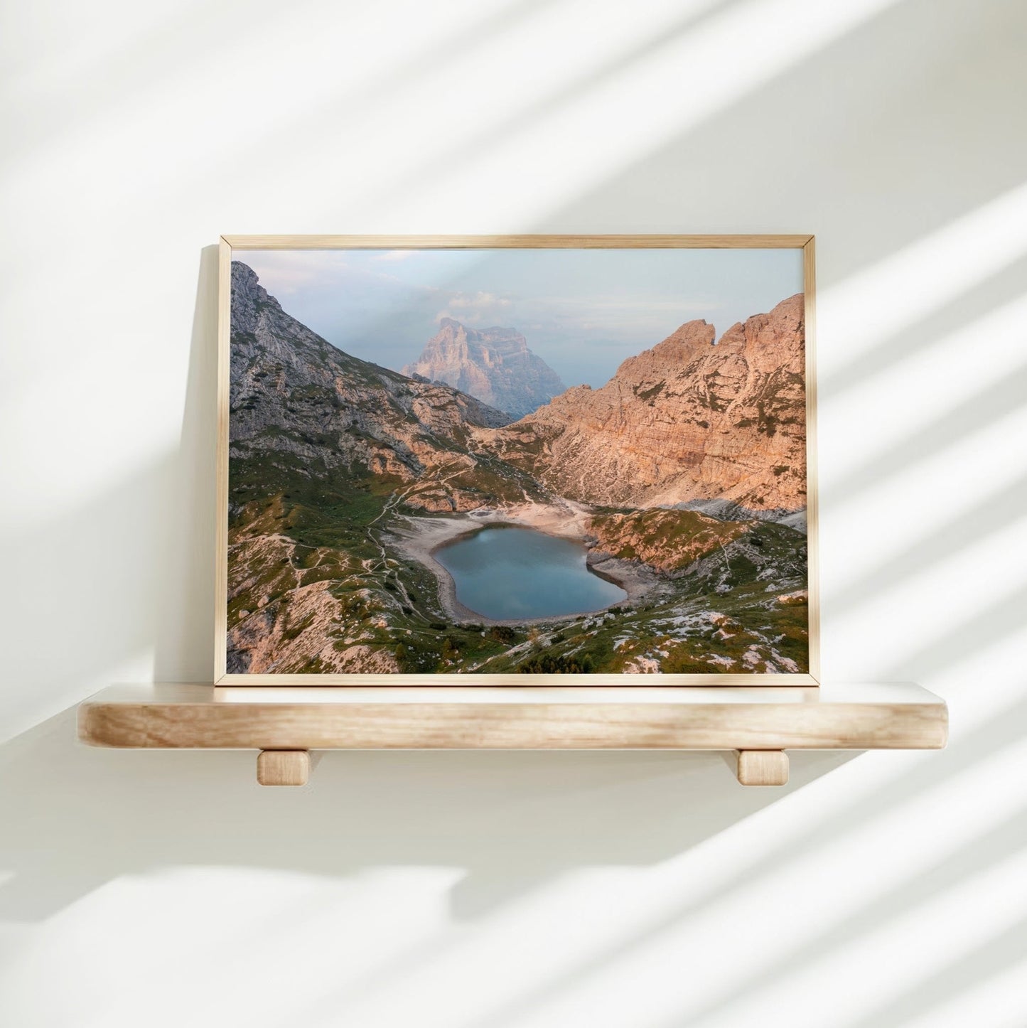 Lago di Coldai and Monte Pelmo – Dolomites Landscape Photography Print