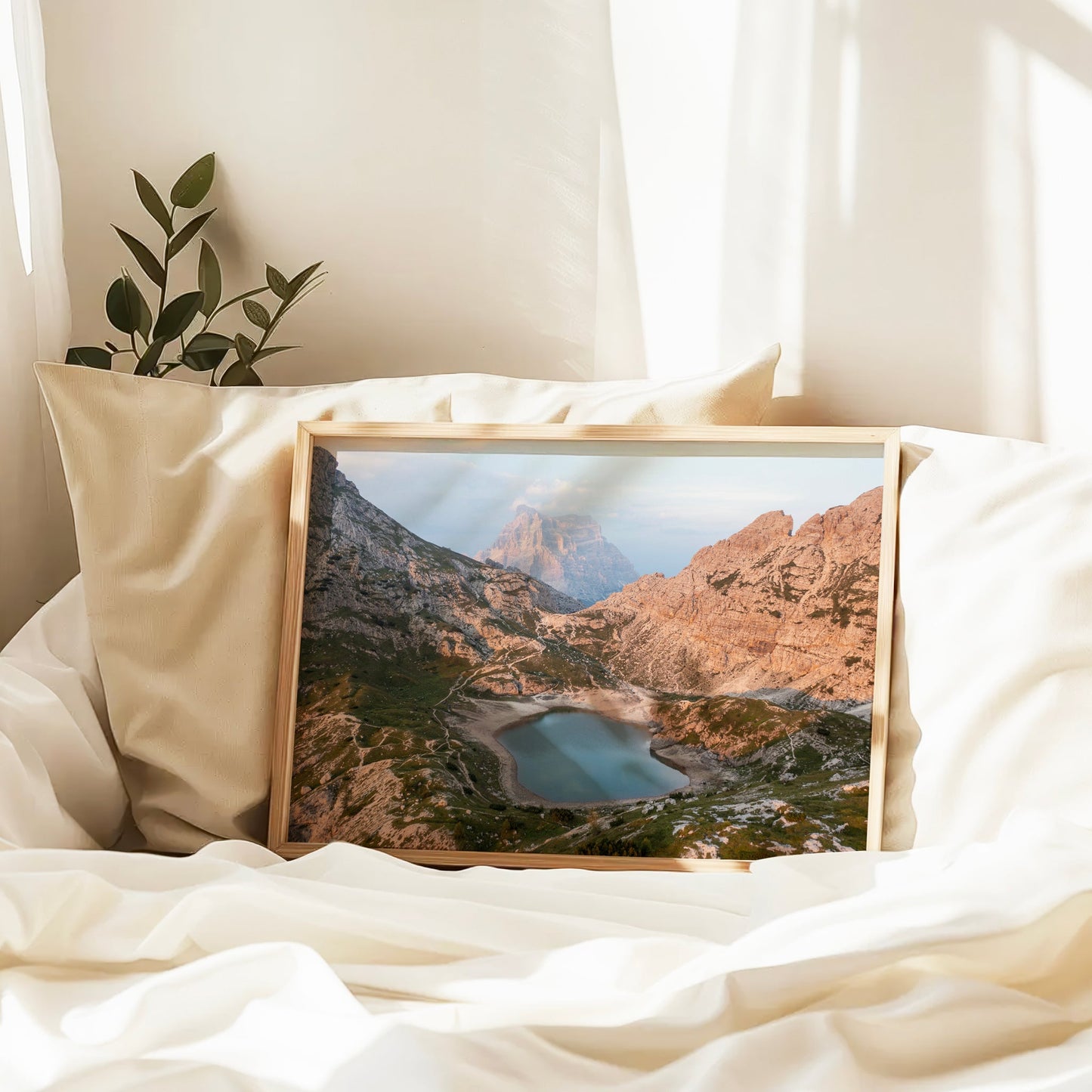 Lago di Coldai and Monte Pelmo – Dolomites Landscape Photography Print