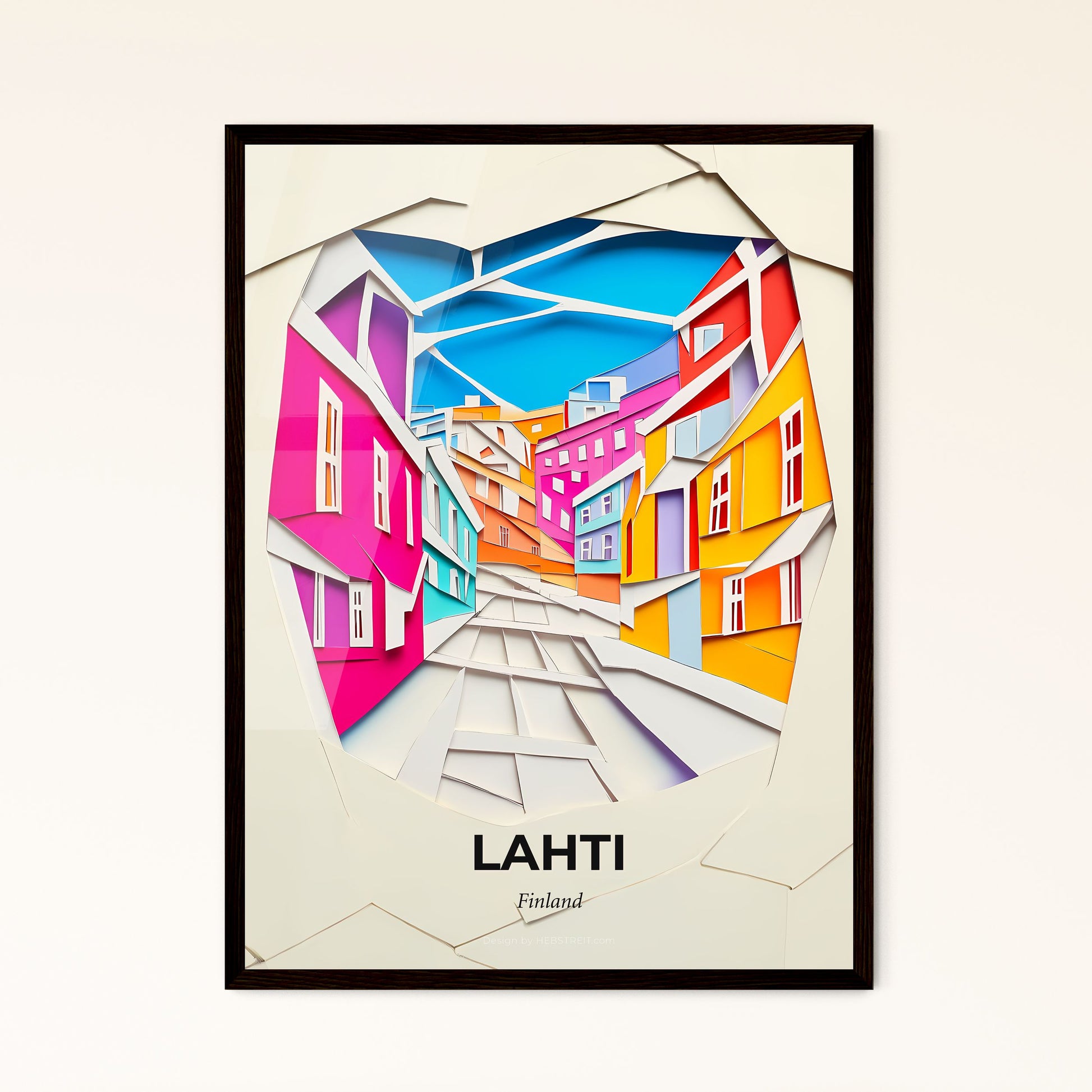 Vivid Lahti, Finland - a city with a street and buildings