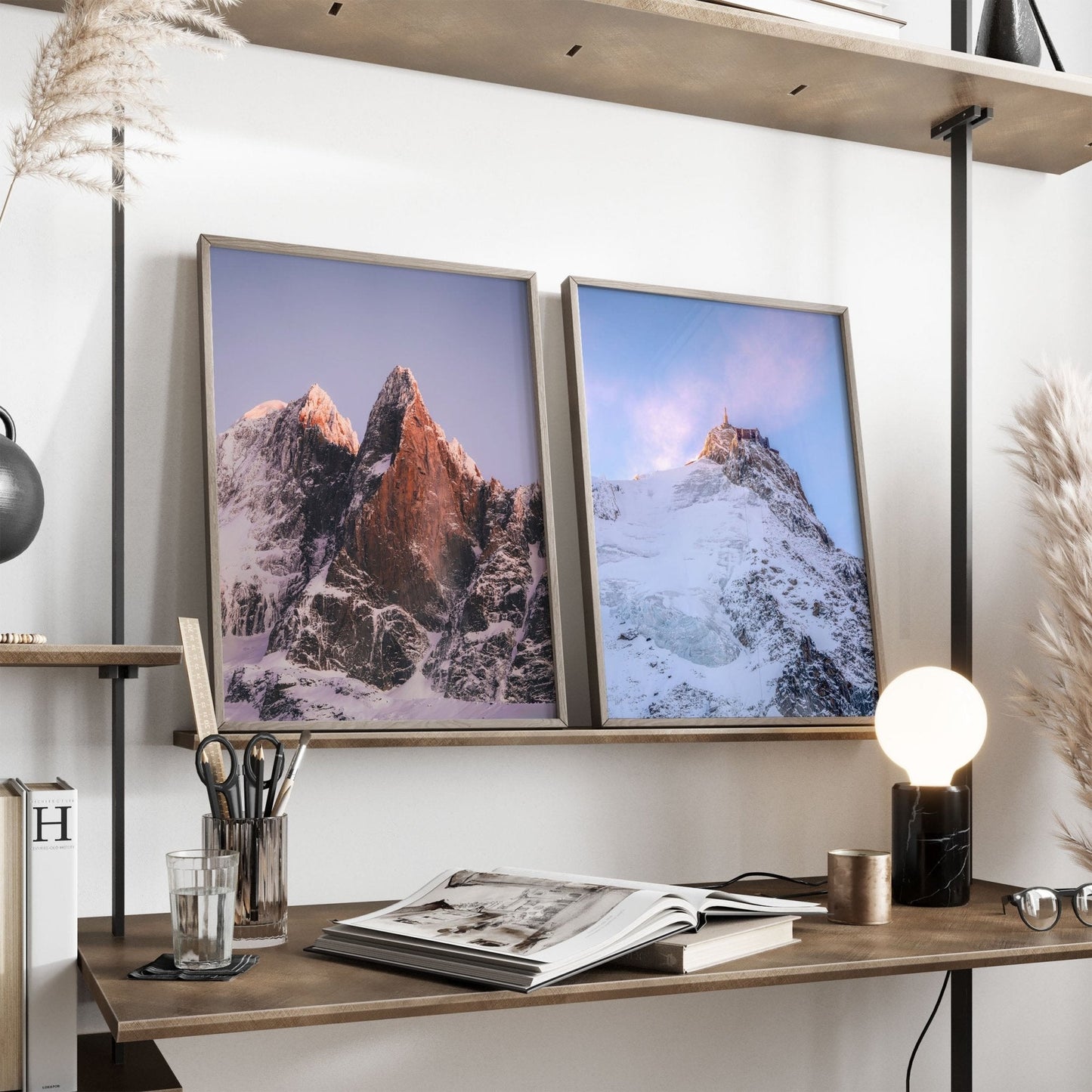 Les Drus & Aiguille du Midi Mountain Wall Art - Stunning Nature Photography Prints