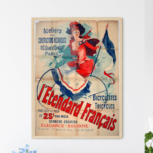 l'Etendard Francais – Jules Chéret Framed Art Print