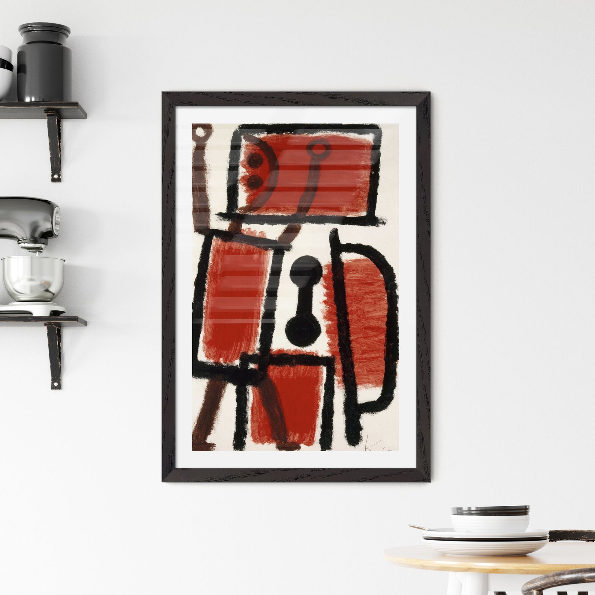 Framed Print of Locksmith by Paul Klee