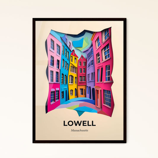 Vivid Lowell, Massachusetts - a city with a colorful building