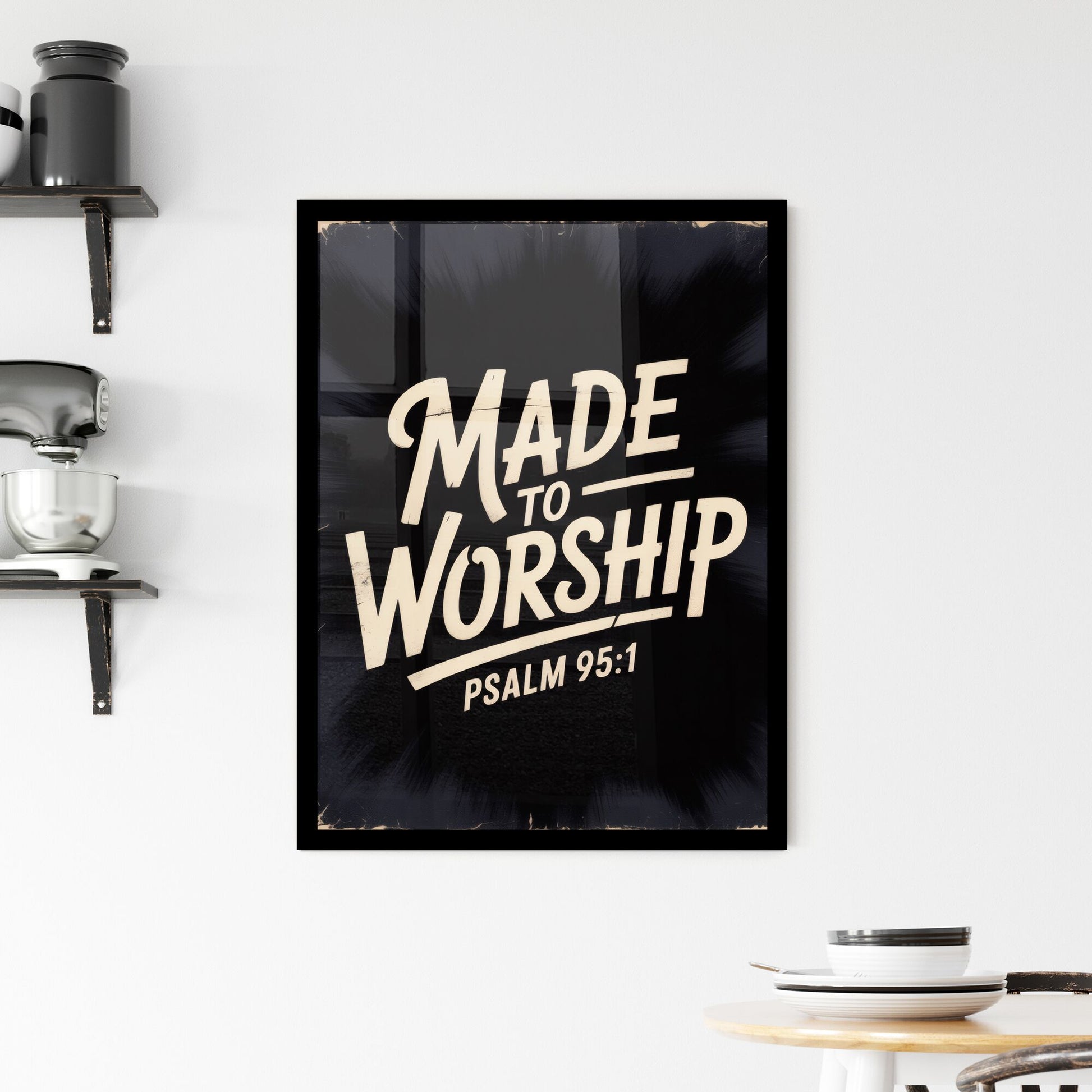 Made to Worship: Inspiring Spiritual Connection Through Creative Visual Artistry Framed Print