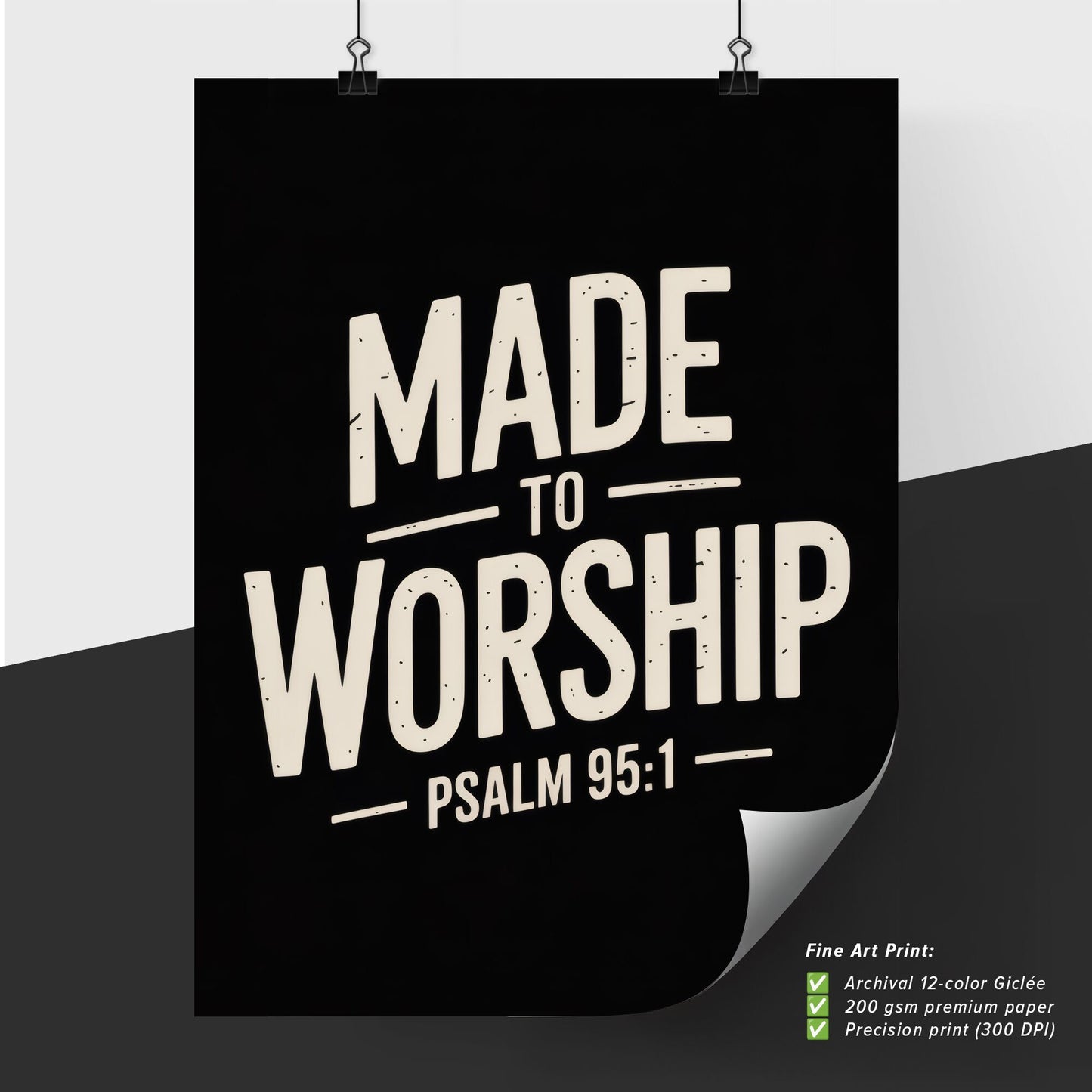 Made to Worship: Inspiration from Psalm 95:1 for Faith and Spiritual Reflection