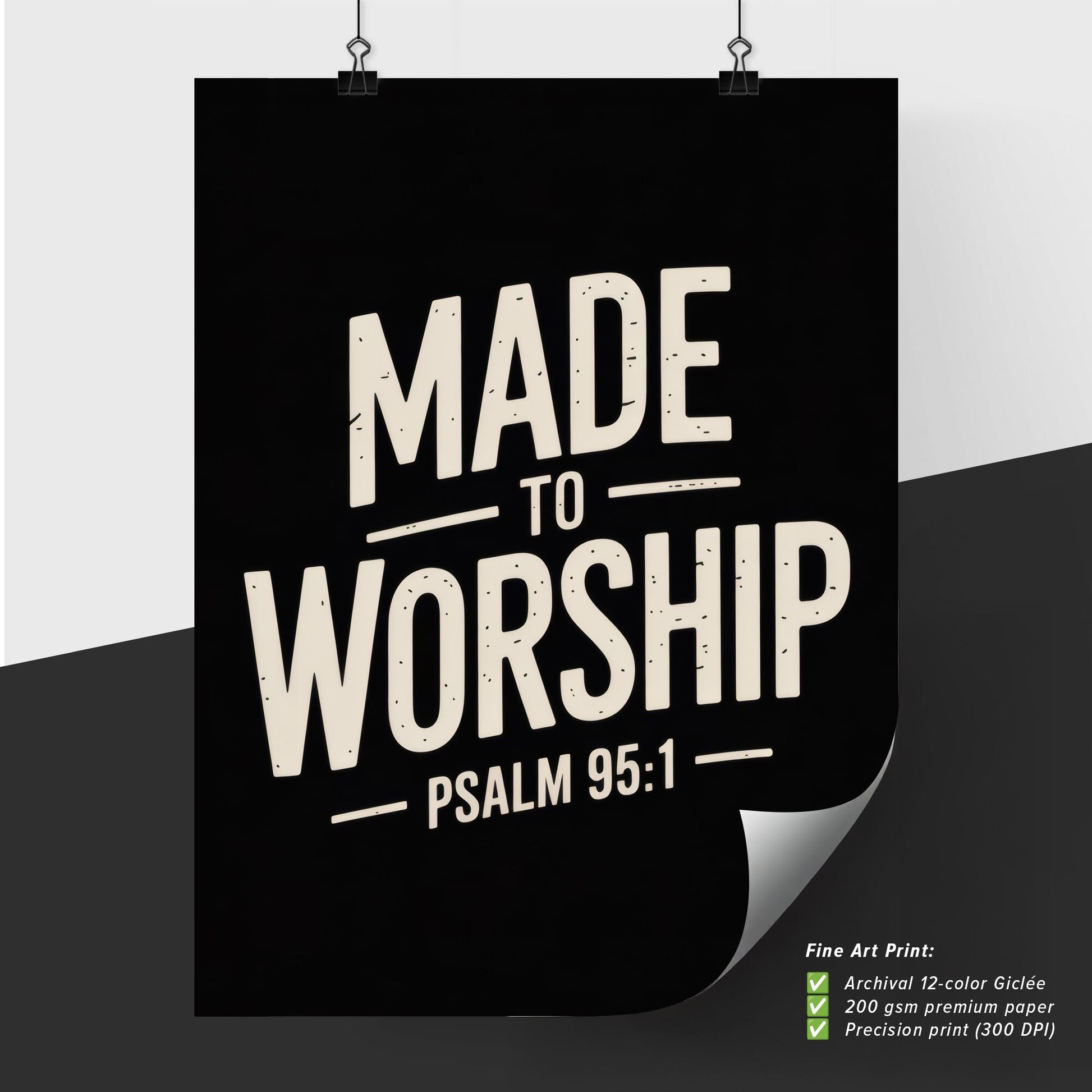 Made to Worship: Inspiration from Psalm 95:1 for Faith and Spiritual Reflection