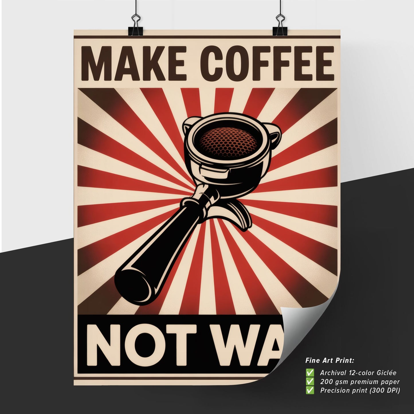 Make Coffee, Not War: A Bold Statement Against Conflict Through the Power of Coffee