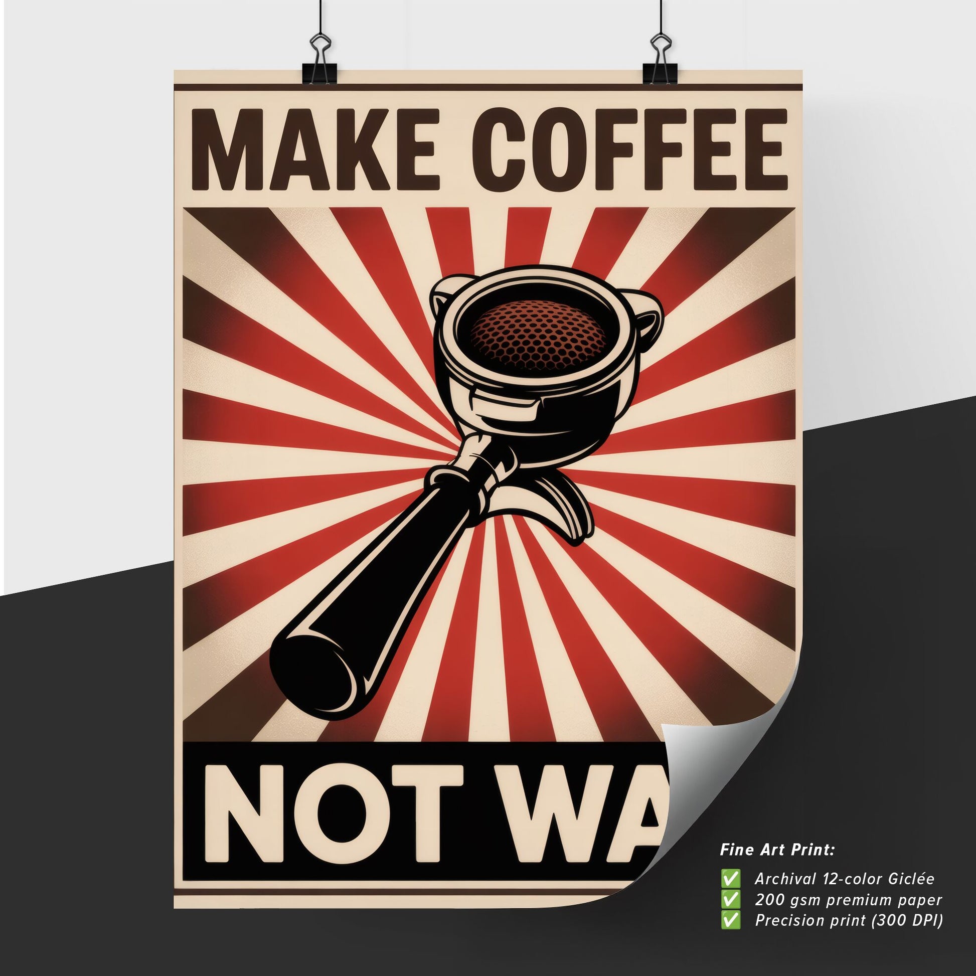 Make Coffee, Not War: A Bold Statement Against Conflict Through the Power of Coffee