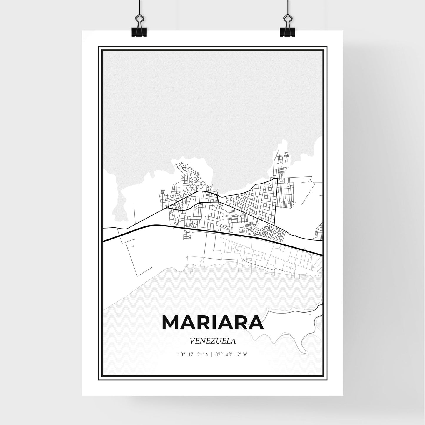 Mariara Venezuela - Premium City Map Poster