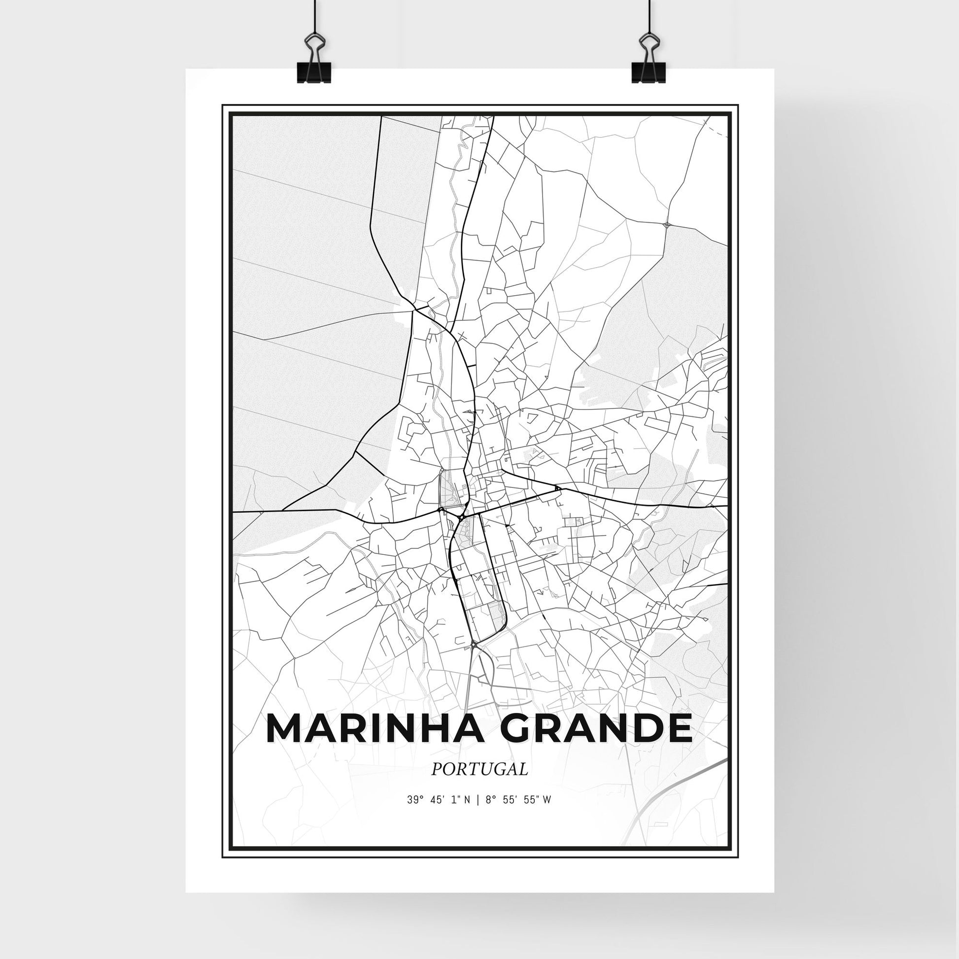 Marinha Grande Portugal - Premium City Map Poster