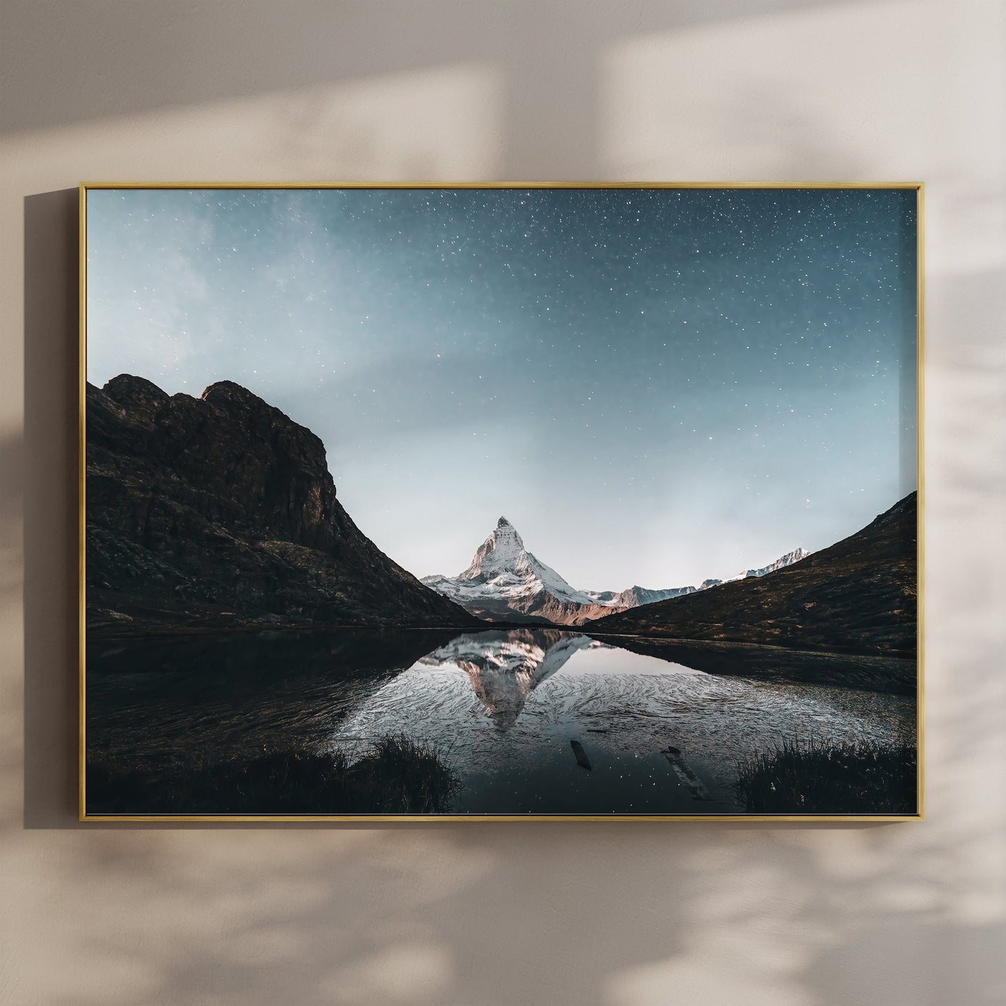 Matterhorn Reflected in Rifflesee, Switzerland