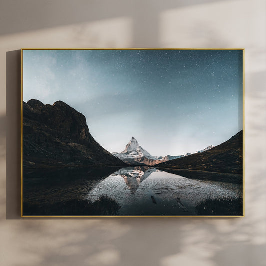 Matterhorn Reflected in Rifflesee, Switzerland