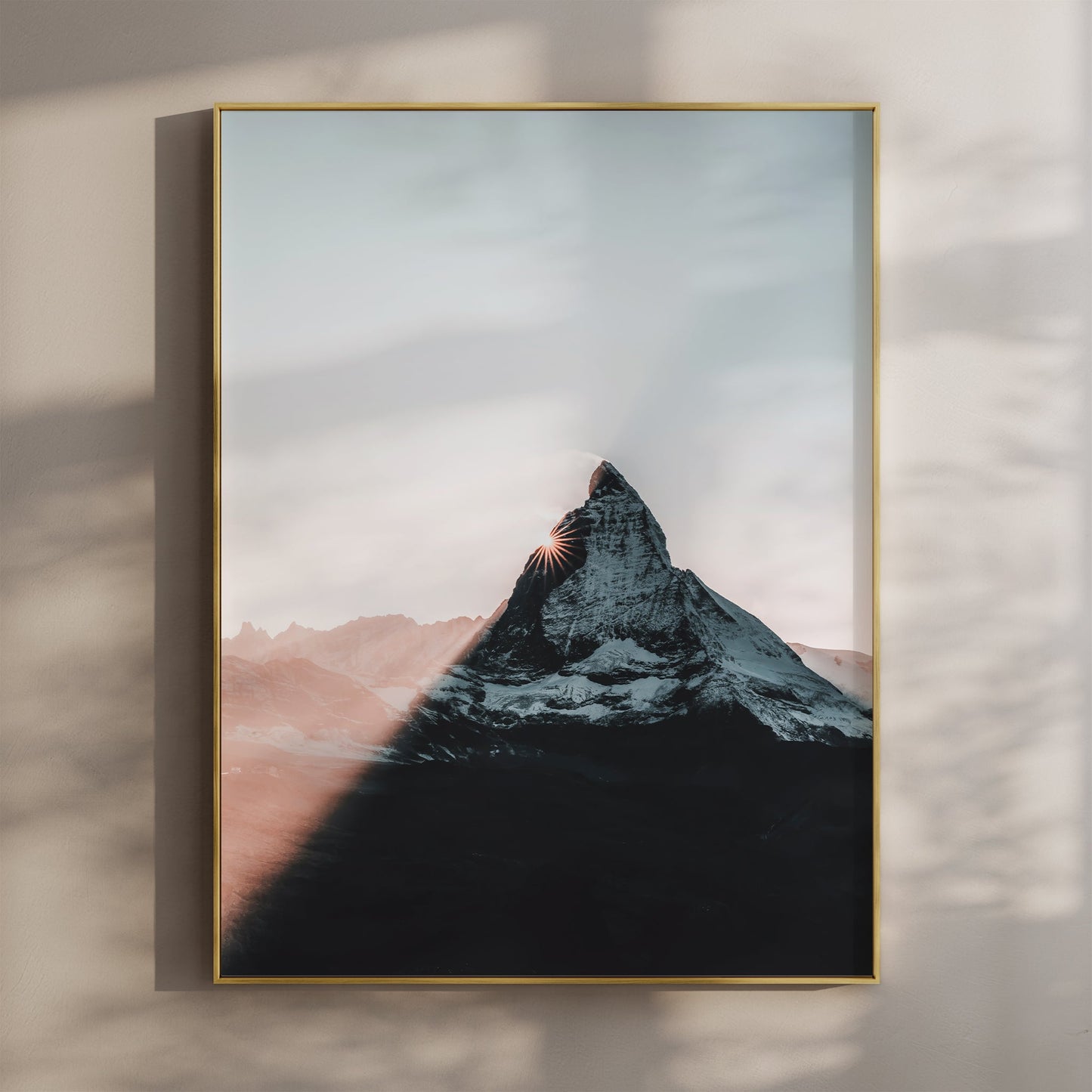 Matterhorn Sunset Wall Art – Fine Art Print of the Swiss Alps