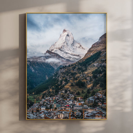 Matterhorn Zermatt Print – Swiss Alps Wall Art Photography