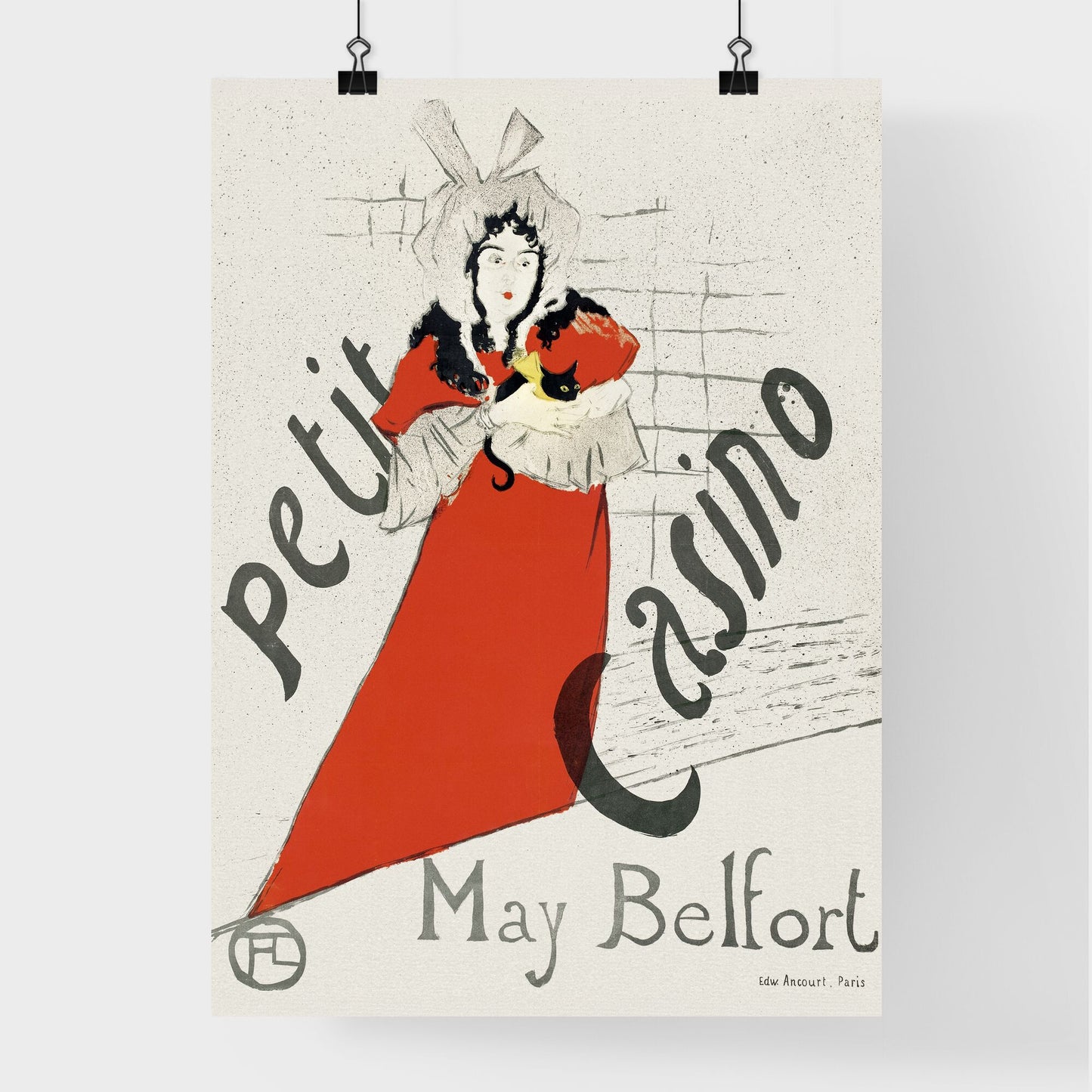 May Belfort by Henri de Toulouse-Lautrec Poster