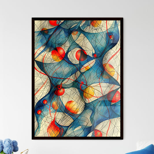 Abstract Korean-inspired Wall Art - Framed Art Print