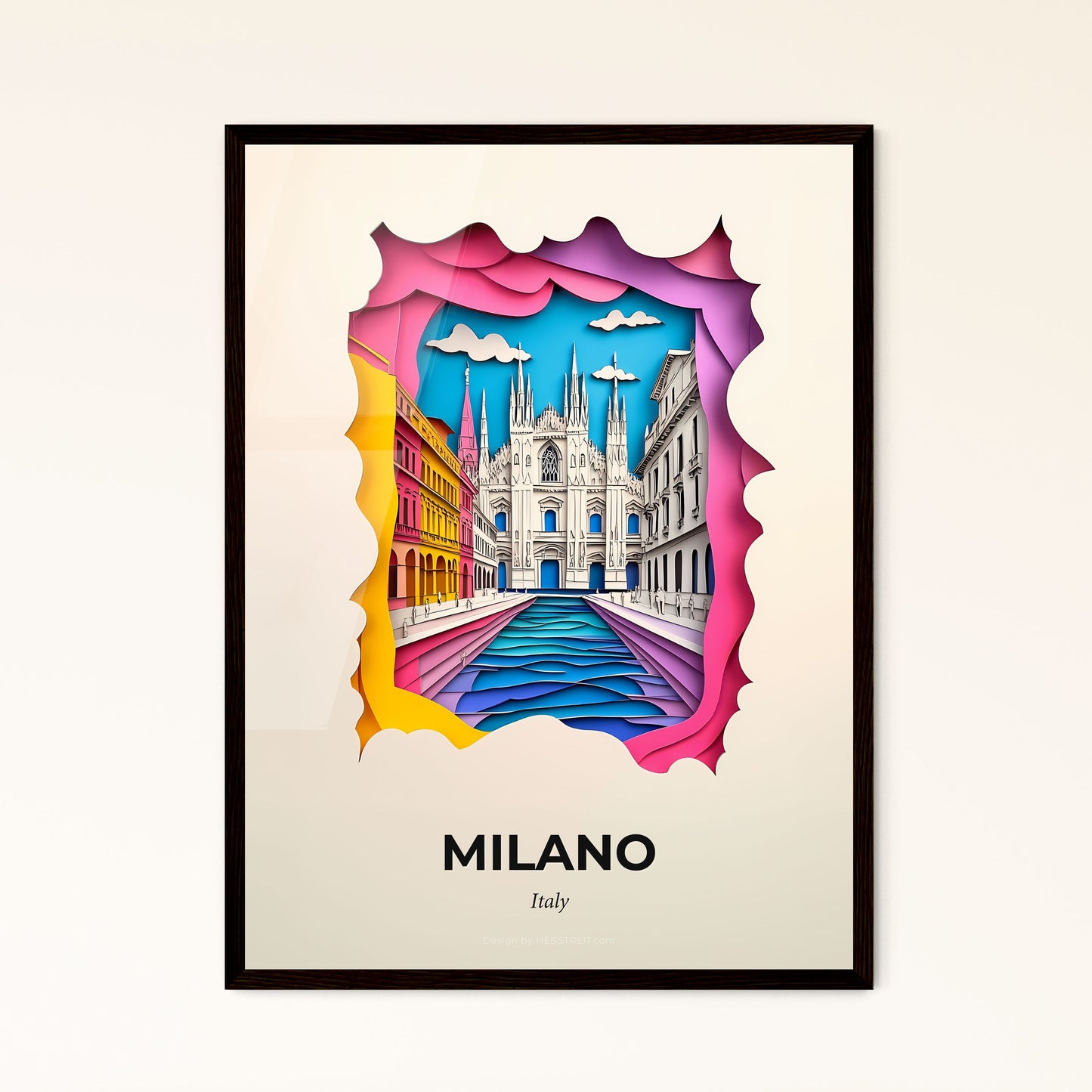 Vivid Milan, Italy - a city with a river in it