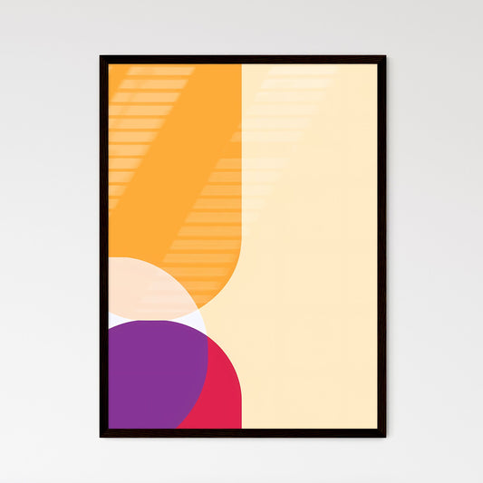 Abstract Geometric Bauhaus Artwork - Framed Art Print
