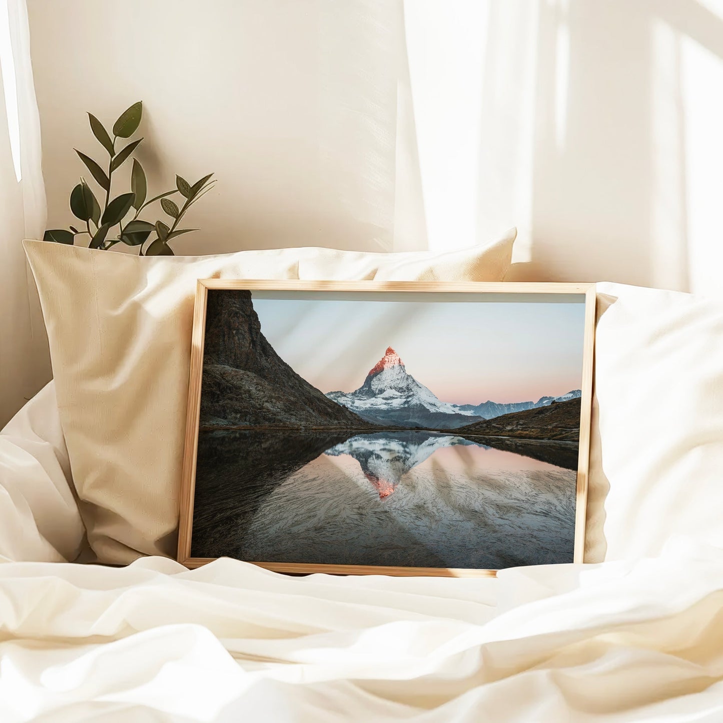 Riffelsee at Dawn – Matterhorn Reflection