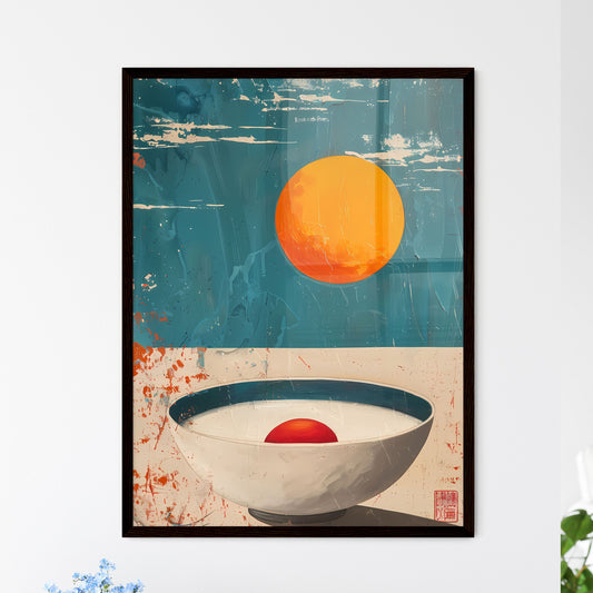 Vibrant oil painting in the style of Chantal - Framed Art Print