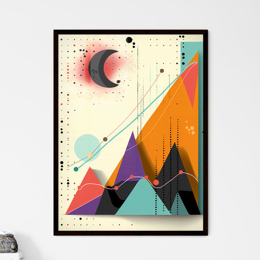 Vibrant Corporate Memphis Art - Framed Art Print