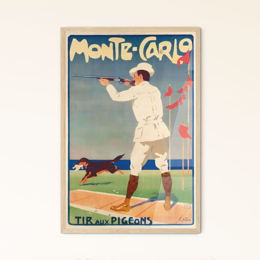 Monnte Carlo – Jules-Alexandre Grün Framed Art Print