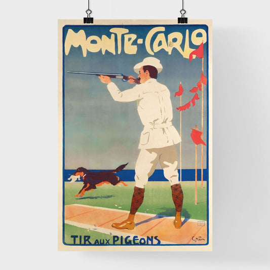 Monnte Carlo – Jules-Alexandre Grün Poster