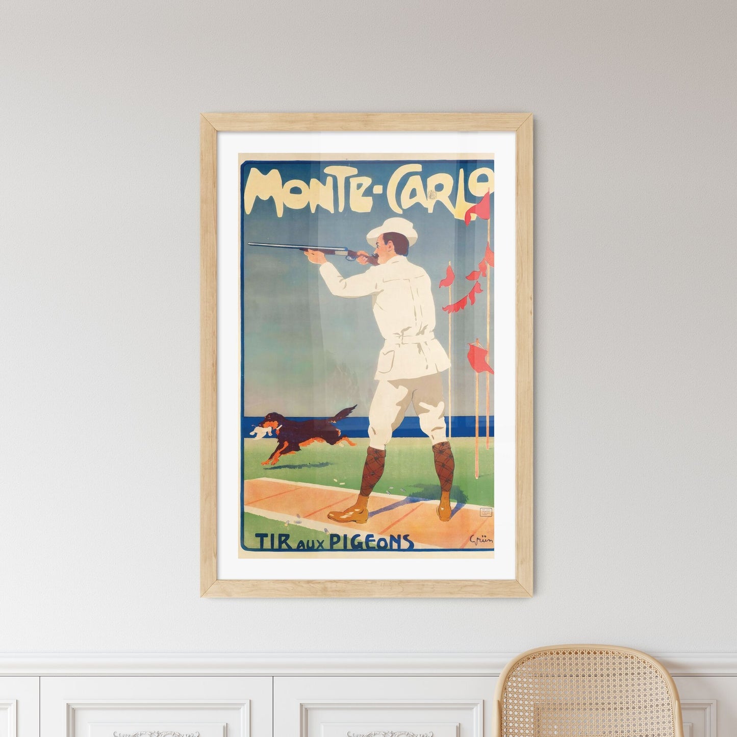 Framed Print of Monnte Carlo – Jules-Alexandre Grün
