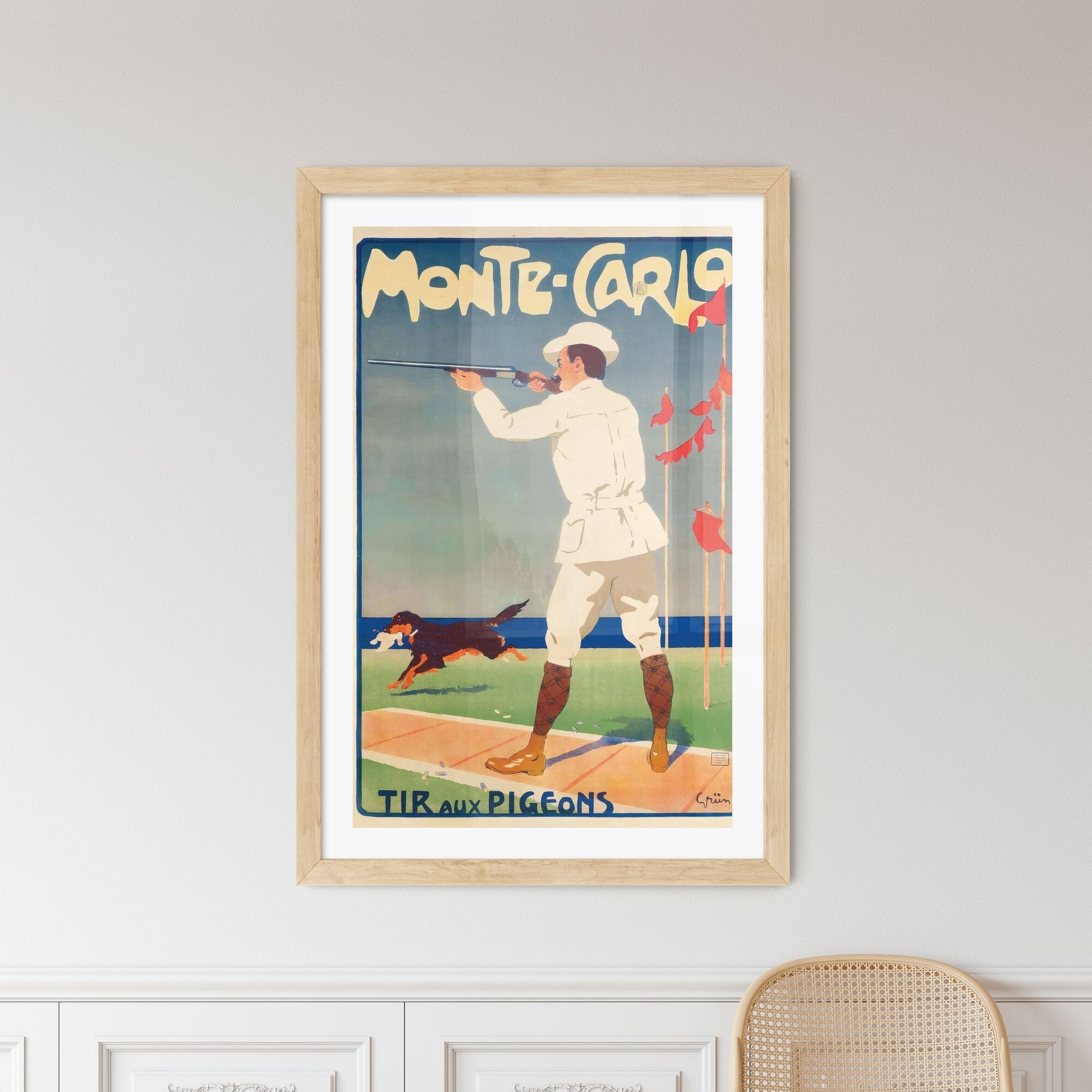 Framed Print of Monnte Carlo – Jules-Alexandre Grün