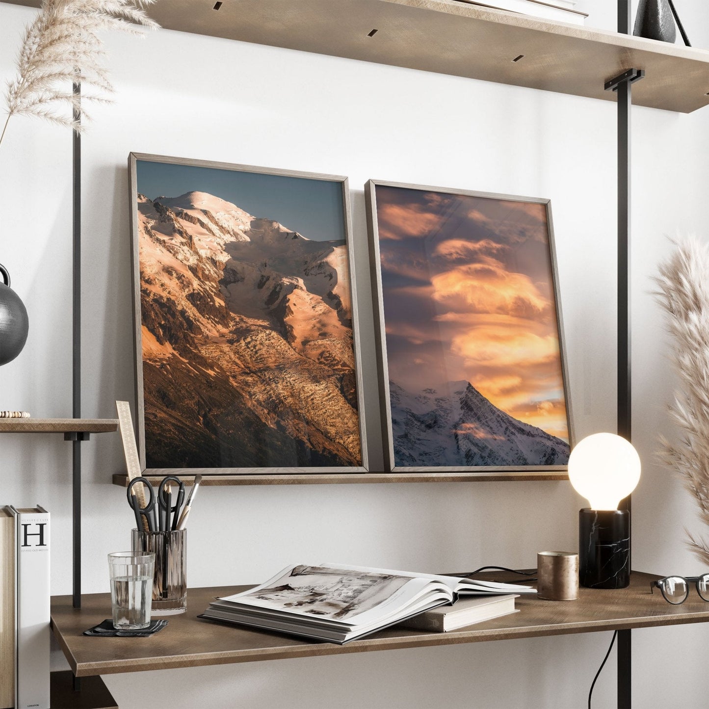 Mont Blanc & Aiguille du Goûter Wall Art Prints - Mountain Photography