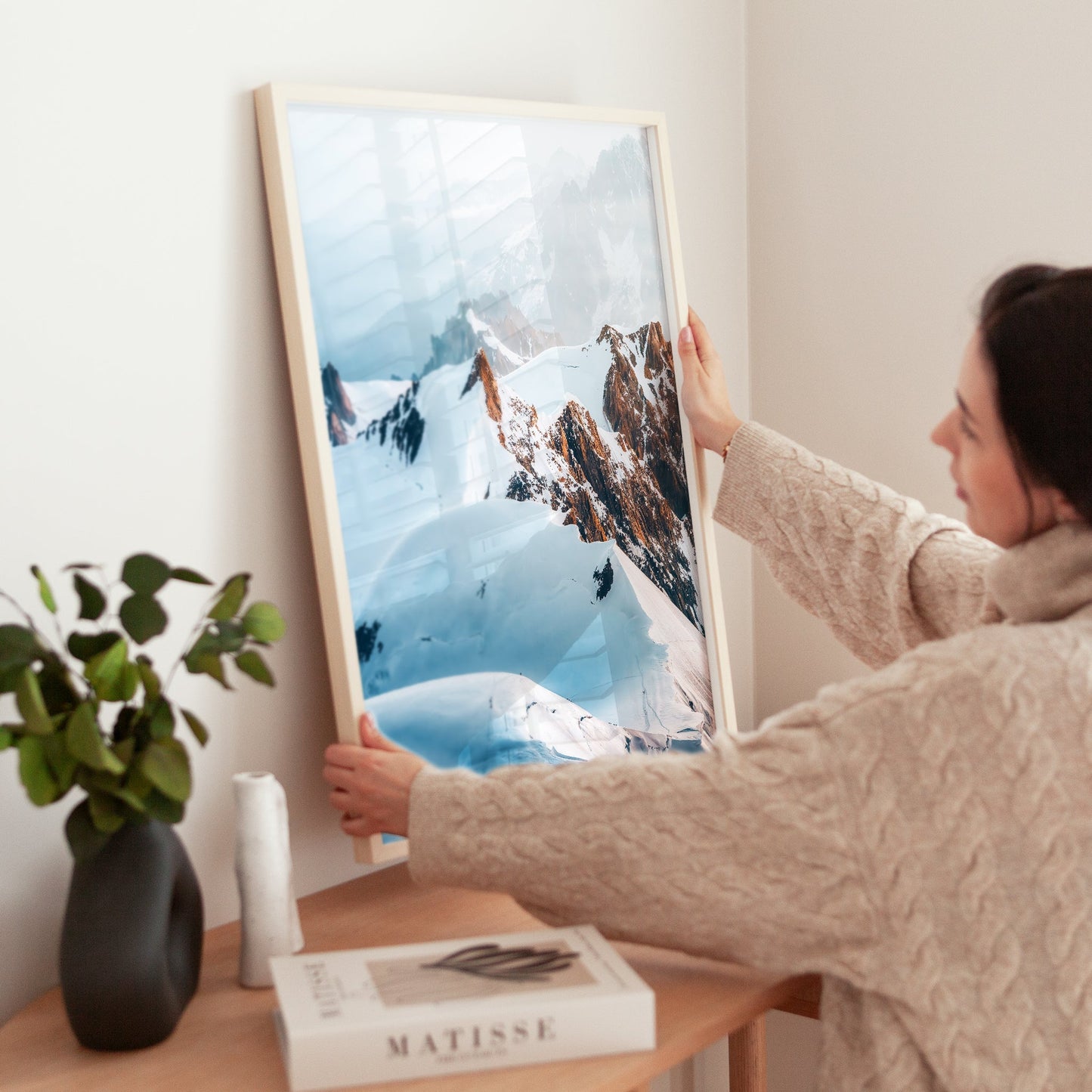 Trois Monts Route Wall Art - Mont Blanc Summit Adventure Print