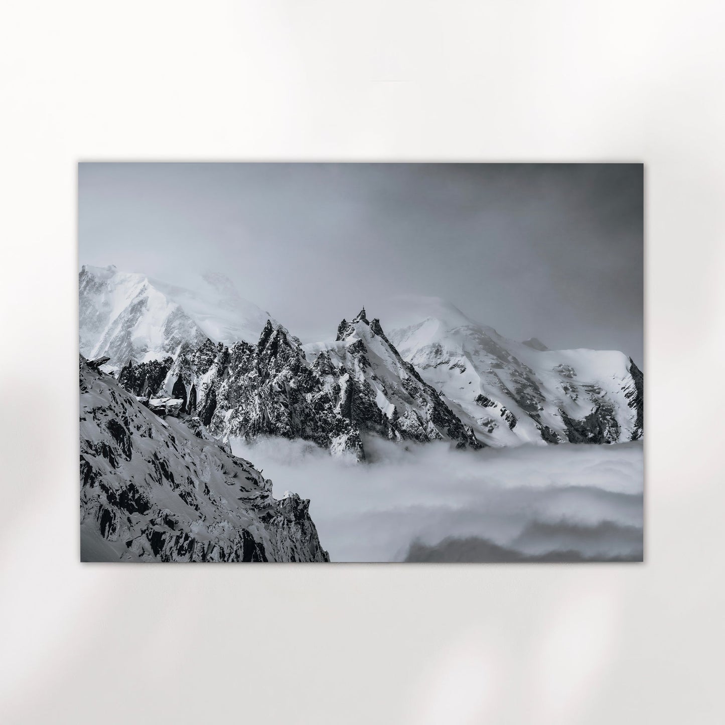 Aiguille du Midi Art Print – Mont Blanc Wall Art, Chamonix Photography