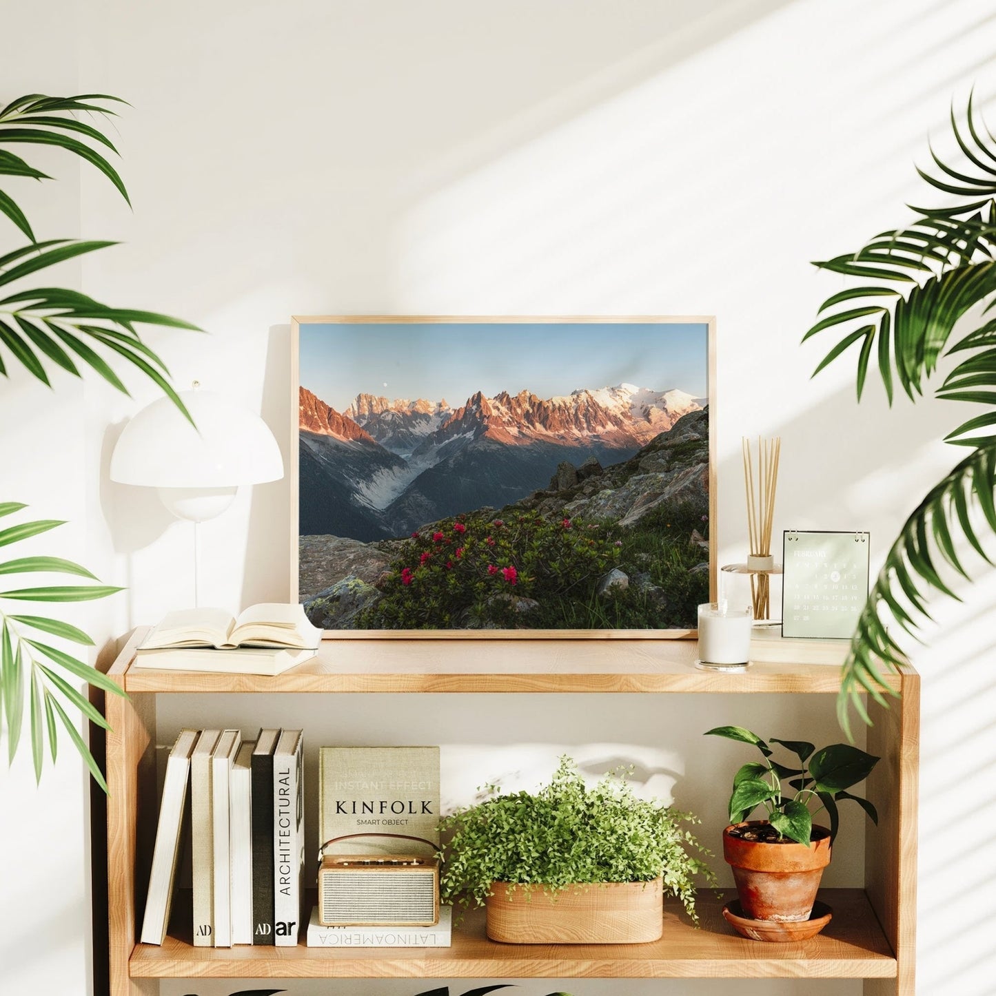 Mont Blanc Massif Wall Art Print - Chamonix Print