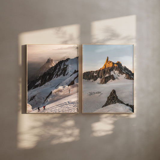 Aiguille du Midi & Dent du Géant Nature Photography Prints