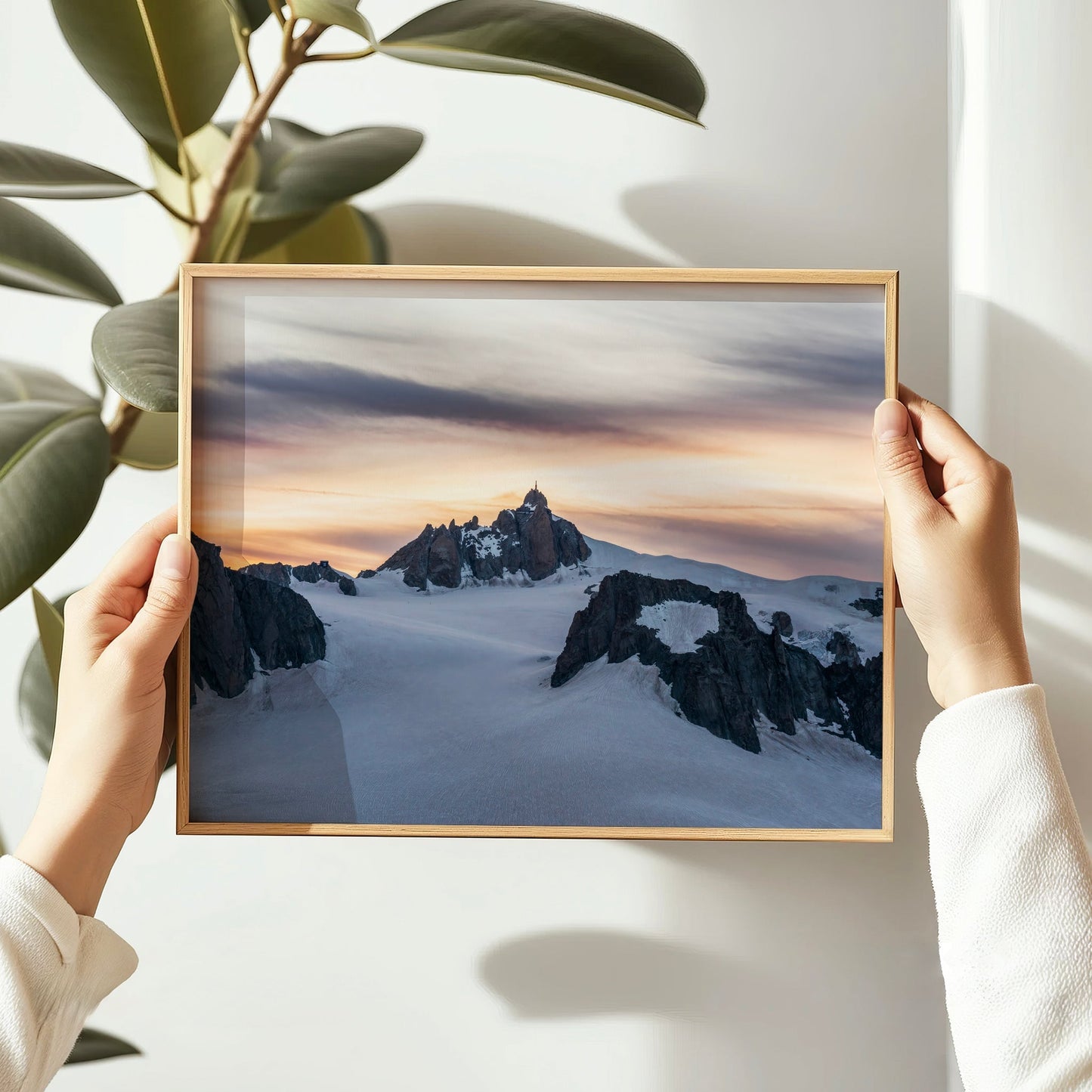 Aiguille du Midi Sunset Print – Chamonix Wall Art