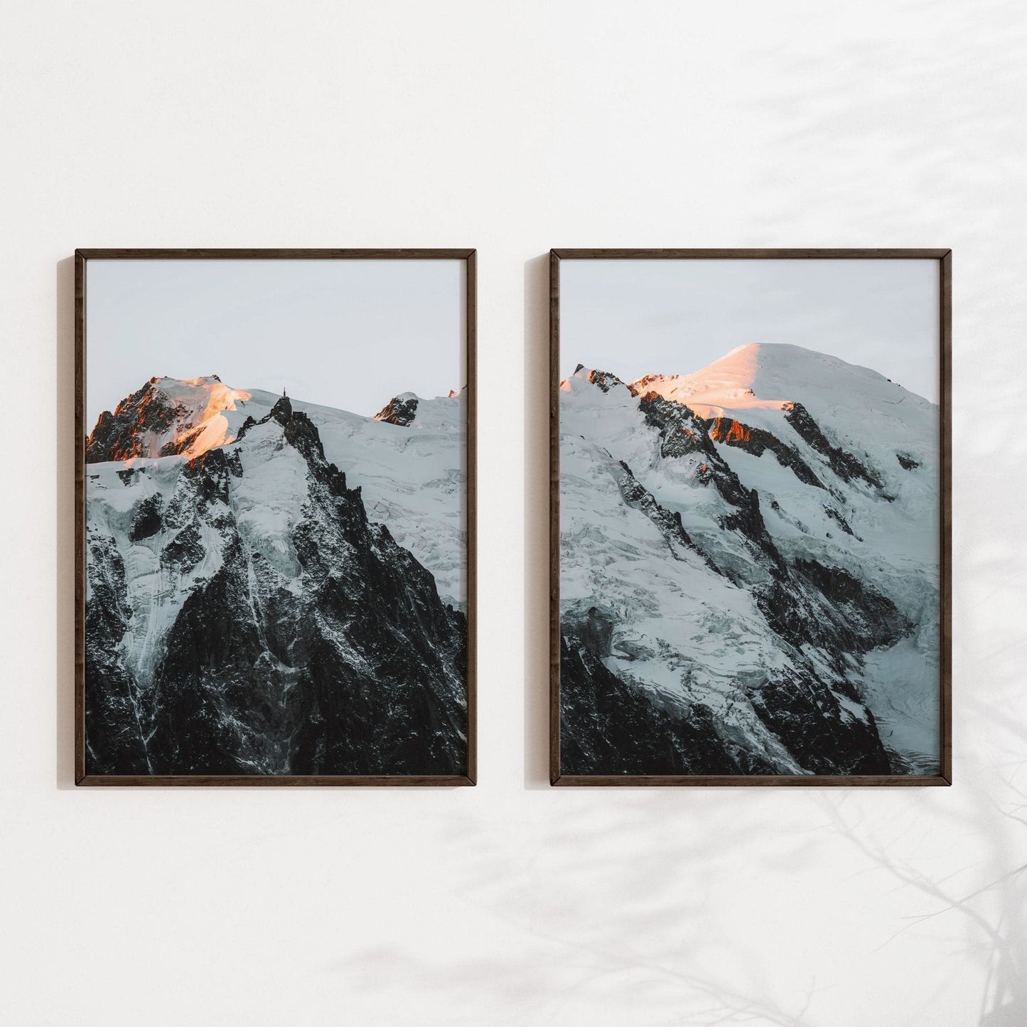 Mont Blanc Massif Wall Art - Mountain Photography Prints for Home Decor
