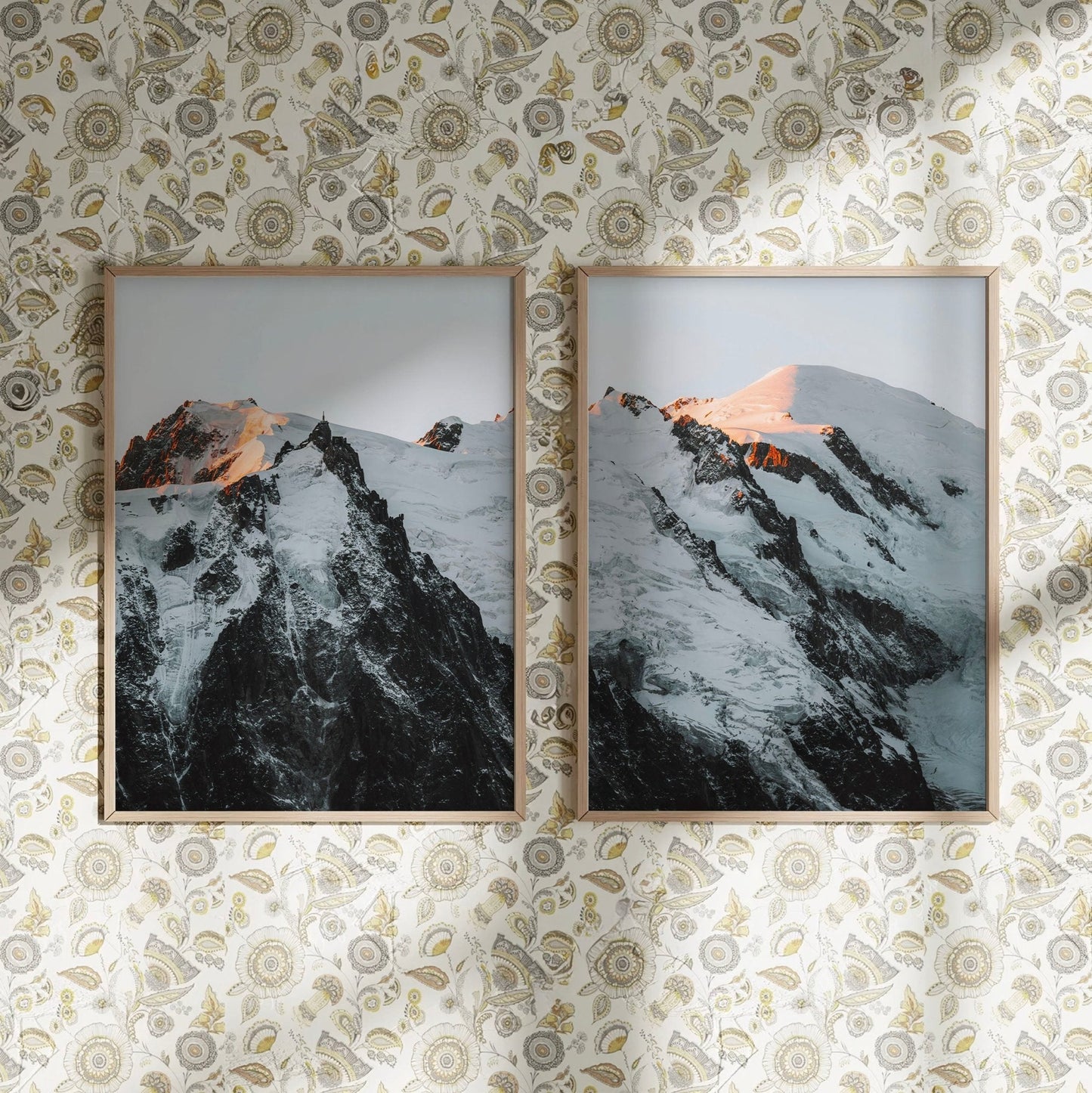 Mont Blanc Massif Wall Art - Mountain Photography Prints for Home Decor